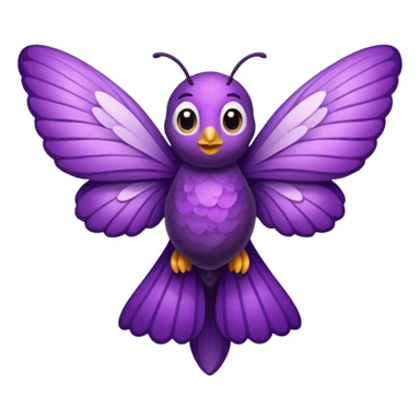 Mariposa morada sticker
