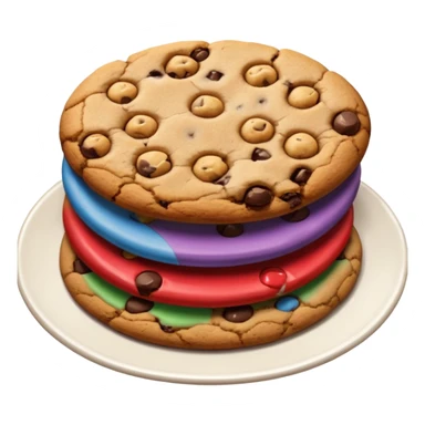 Plate of cookies sticker