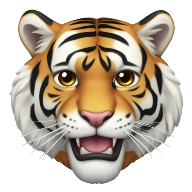  a tiger from the future feeling victorious sticker