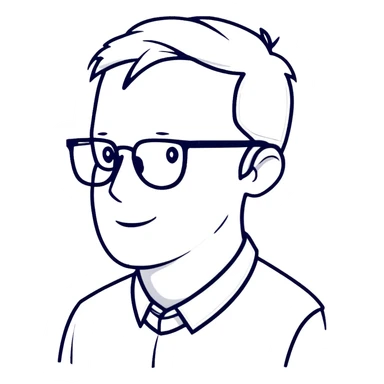 portrait of Hartmut Rosa, German philosopher sticker