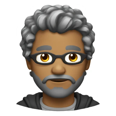 Un chauve qui se lave les cheveux  sticker