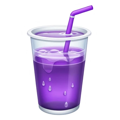 white double cup with purple drink inside  sticker