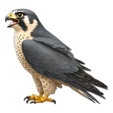 peregrine falcon roar sticker