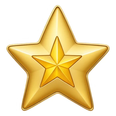 A star coin sticker