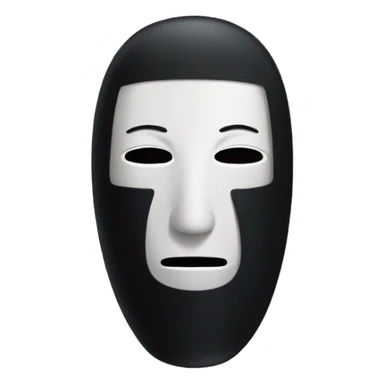 No face from spirited away sticker