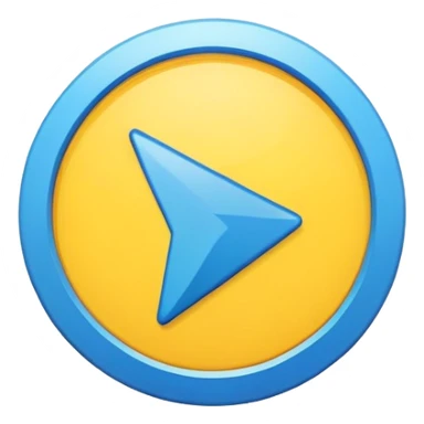 Cartoon arrow cursor clicking on a button sticker