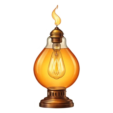 old school retro lighting sticker