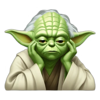 yoda facepalm sticker