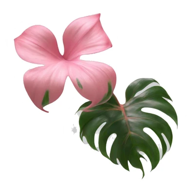 Philodendron pink princess sticker
