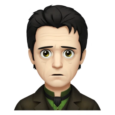 dr victor frankenstein mad look sticker