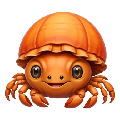 Kawaii Hermit crab sticker