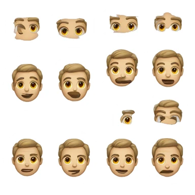 Locutor con anteojos pelo corto nogro y micrófono  sticker