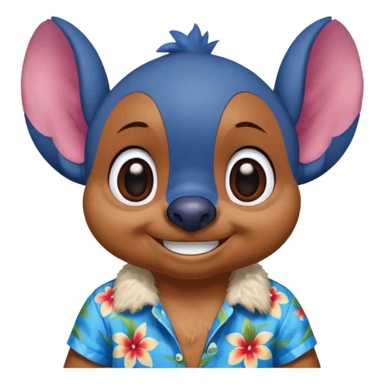 Estetic sticher brown sticker