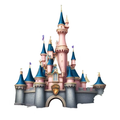 Disneyland Paris castle sticker