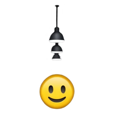 dark tunnel with simple round opening and shadowy interior, Google emoji style sticker