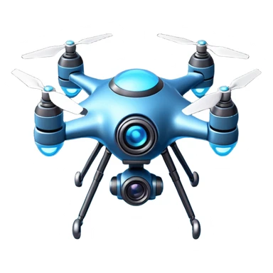 space explorer drone object icon, small futuristic drone with camera lens, glowing blue lights, sci-fi metal body, antenna details, 3D cartoon, mobile game icon style, centered, clean background, soft shadow, no text, no watermark
 
 sticker