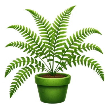 fern plant sticker