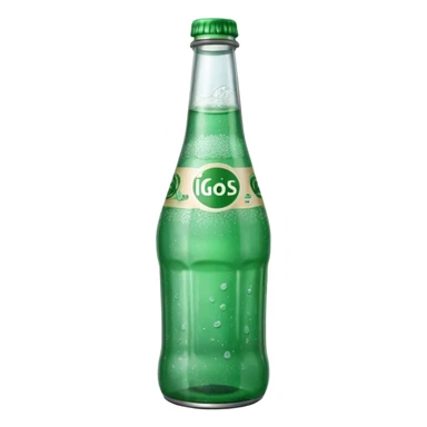 A bottle of goli soda sticker