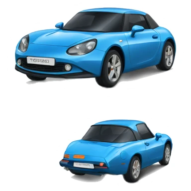 Voiture de sport alpine  sticker