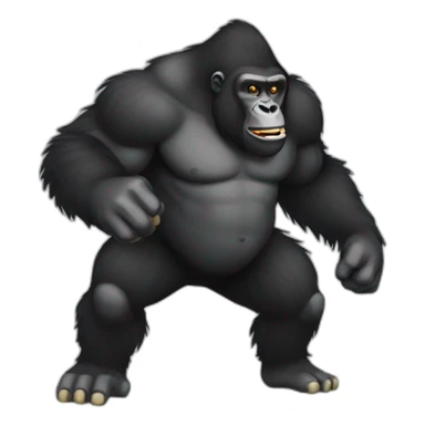 gorila fuerte sticker