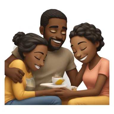 intimate moment with friends sticker