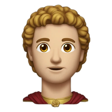 Phillip II of macedonia with scar sticker