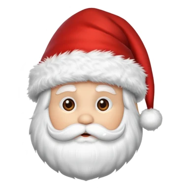 Satna clause hat without santa sticker