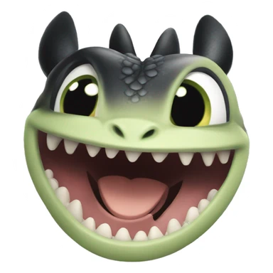 Toothless from how to train dragon sticker
