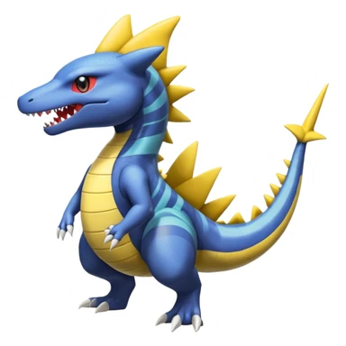 Garchomp-Ampharos-Sharpedo-Sceptile-fusion sticker