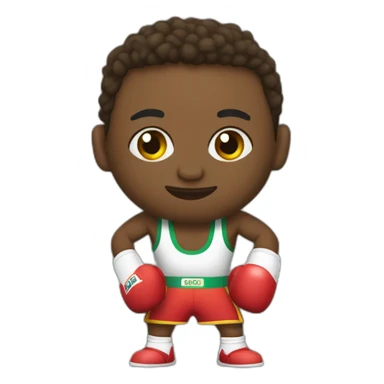 camerounais champion de boxe sticker