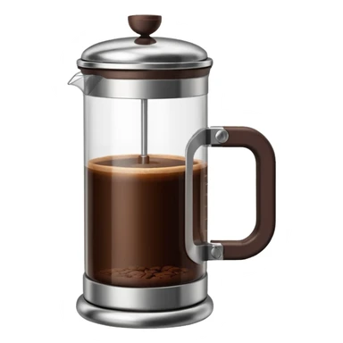 French Press sticker