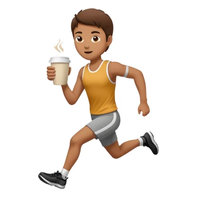 Morning Coffee Runner sticker