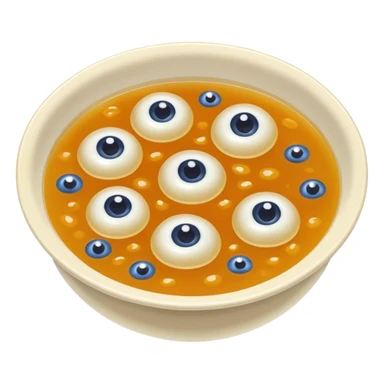 a soup full of eye balls  sticker