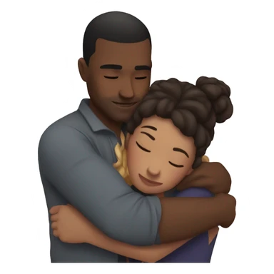 me hugging my girlfriend sticker