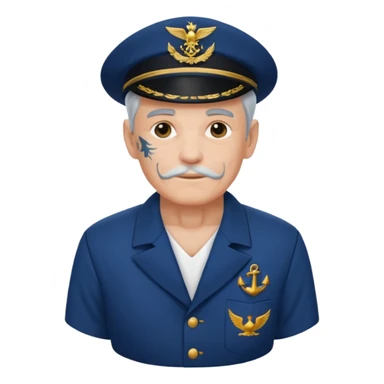 Haz a un marinero antiguo cuerpo entero sticker