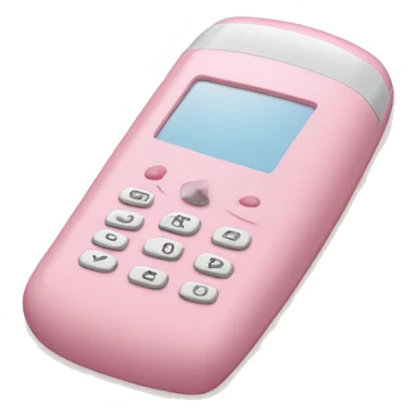Pastel Pink cute mobile phone sticker