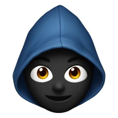 Black Spider-Man with hoodie sticker