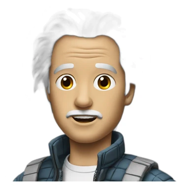 Back to the future sticker