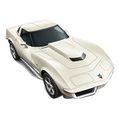 Corvette car sticker