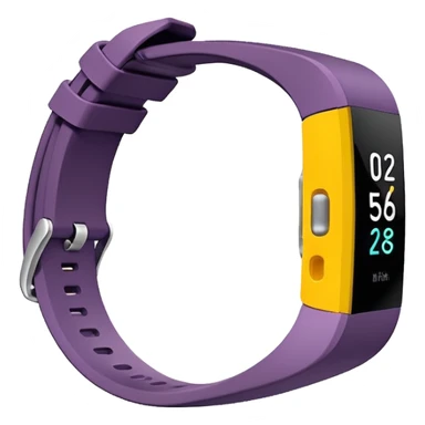 a #00DDC5 fitbit band in the style of an ios emoji  sticker