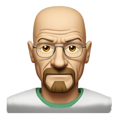 Walter White as Heisenberg ( breaking Bad ) sticker