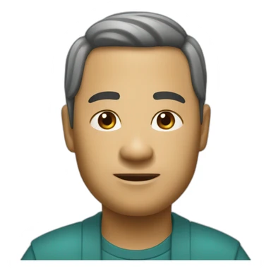 un chinois qui vient de tahiti sticker