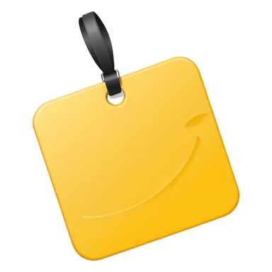  yellow Price tag sticker