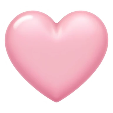 Cœur rose pastel sticker