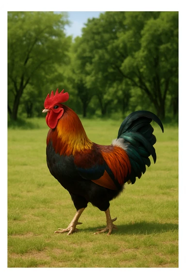 Rooster sticker