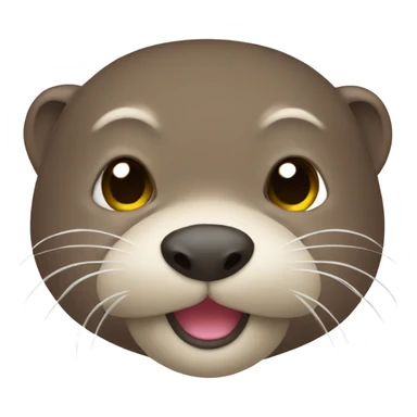 Otter in bikini sticker