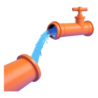 
3D render of a cracked pipe with water dripping from it, Pixar-style, clean and realistic, soft reflections, isolated on white background, professional and colorful

 sticker