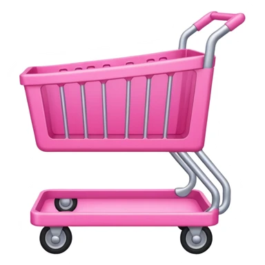 Pink cart. sticker
