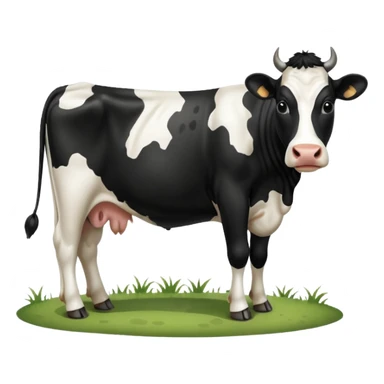 Holstein cow sticker