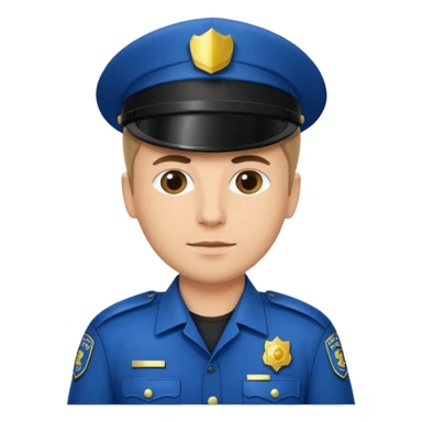 police man sticker